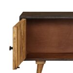 vidaXL Meuble TV Bois de manguier massif 140 x 30 x 45 cm