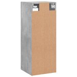 vidaXL Armoire murale gris béton 34 5x34x90 cm