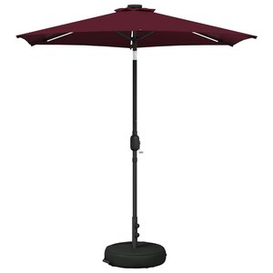 vidaXL Parasol de jardin avec lampes LED 230 x 230 cm Polyester
