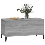 vidaXL Table basse Sonoma gris 90x44 5x45 cm Bois d'ingénierie