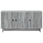 vidaXL Meuble TV 99 x 34 5 x 50 cm Sonoma gris Bois d'ingénierie