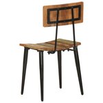 vidaXL Chaises à manger lot de 2 bois de récupération solide