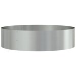 vidaXL Grands Pots en Métal Galvanisé Métal Grand Décoratifs Ronds