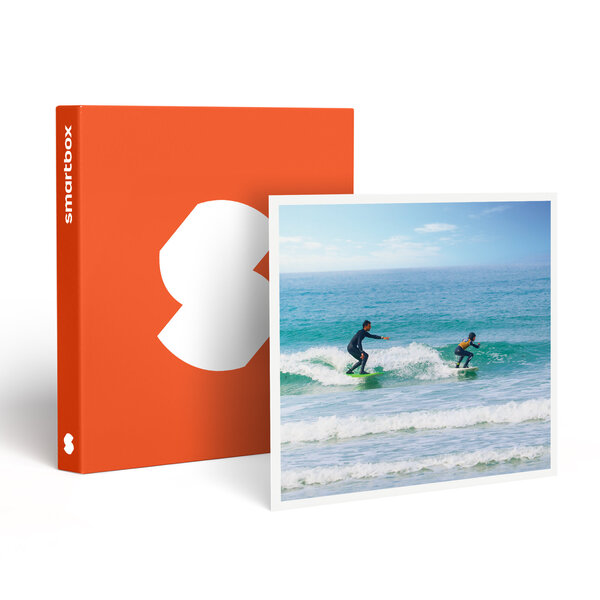 SMARTBOX - Coffret Cadeau Surf en famille : leçon d'1h30 pour 2 adultes et 2 enfants dans la baie d'Audierne -  Sport & Aventure