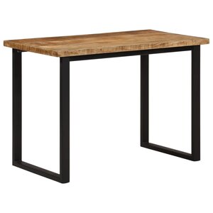 vidaXL Table à manger 110x55x75 cm bois de manguier massif