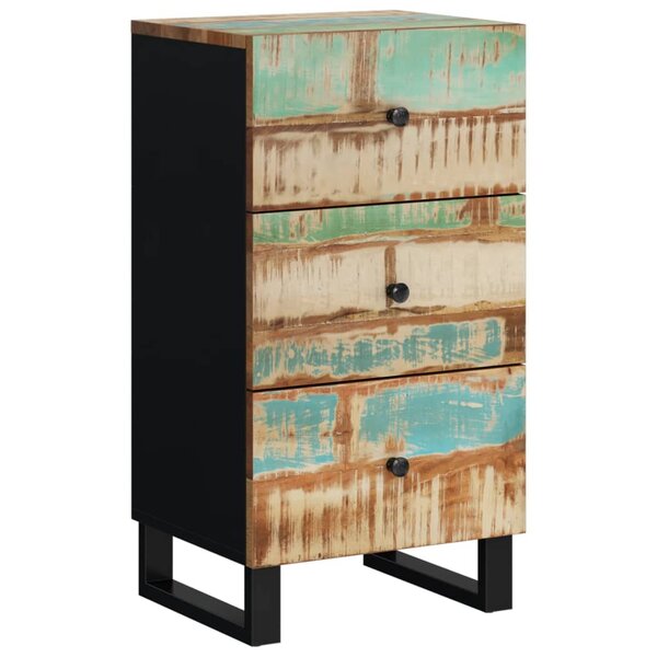 vidaXL Buffet avec 3 tiroirs 40x33 5x75 cm bois massif de récupération