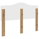 vidaXL Tête de lit Chêne artisanal 150 cm Bois d'ingénierie
