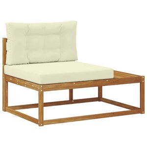 vidaXL Canapé d'extérieur extrémité Naturel 115 x 83 x 73 cm