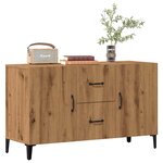 vidaXL Buffet chêne artisanal 100x36x60 cm bois d'ingénierie