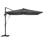 vidaXL Parasol Cantilever Roma Anthracite Large