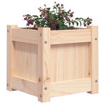 vidaXL Jardinière 31x31x31 cm bois de pin massif