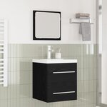 vidaXL Ensemble de mobilier de salle de bain 2 Pièces chêne artisanal