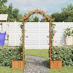 vidaXL Pergola de jardin avec jardinière Bois pin massif