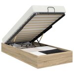 vidaXL Cadre de lit ottoman Chêne Sonoma 203 x 80 5 x 25 cm