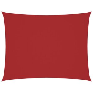 vidaXL Voile de parasol tissu oxford rectangulaire 2x3 m rouge