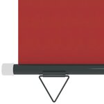 vidaXL Auvent latéral de balcon 122x250 cm Rouge