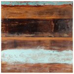 vidaXL Dessus de table carré 80x80 cm 25-27 mm Bois de récupération