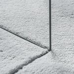 vidaXL Tapis "HUARTE" gris 160x230 cm ovale
