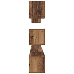 vidaXL Ensemble meuble TV 8 Pièces Bois ancien 60 x 30 x 30 cm