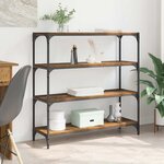 vidaXL Bibliothèque Bois Ancien 100 x 33 x 100 cm