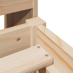 vidaXL Cadre de lit sans matelas 90x200 cm bois de pin massif