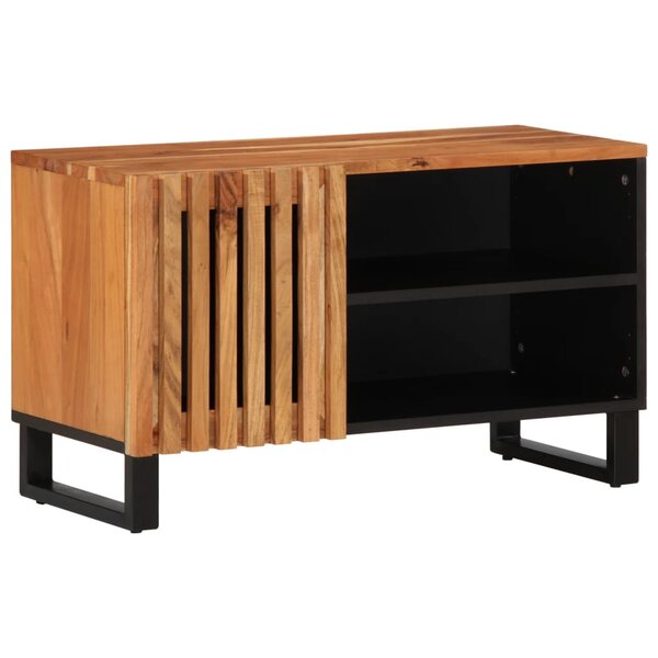 vidaXL Meuble TV 80x34x46 cm bois d'acacia massif