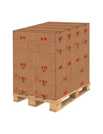 (lot  20 caisses) caisse carton palettisable a - norme ect - longueur de 300 à 600 mm 300 x 200 x 200 mm