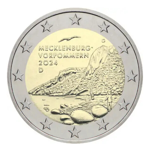 2 euros commémorative Allemagne 2024 - Mecklembourg.