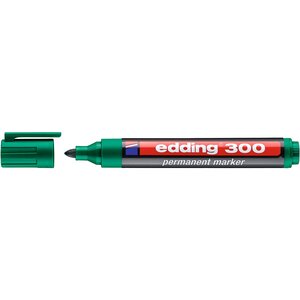 Marqueur Permanent 300 Vert Pointe Ronde 1 5-3 mm EDDING