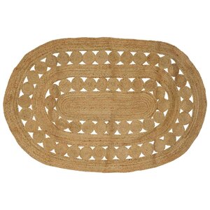 vidaXL Tapis de surface Naturel 152 x 245 cm Jute
