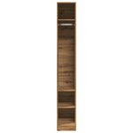 vidaXL Garde-robe chêne artisanal 30x50x200 cm bois d'ingénierie