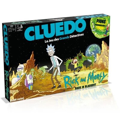 CLUEDO - Rick et Morty - Jeu de societé - Version française
