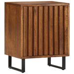 vidaXL Table de chevet 40x30x50 cm Bois de manguier massif