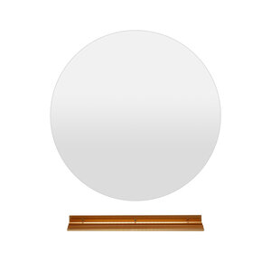 Miroir mural LED 60 cm lumière variable désembuage automatique design moderne en verre argenté bronze 20_0012871