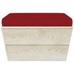 Vidaxl salon de jardin palette 5 pièces avec coussins épicéa imprégné