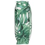 vidaXL Coussin pour dossier de palette Floral Motif de feuille