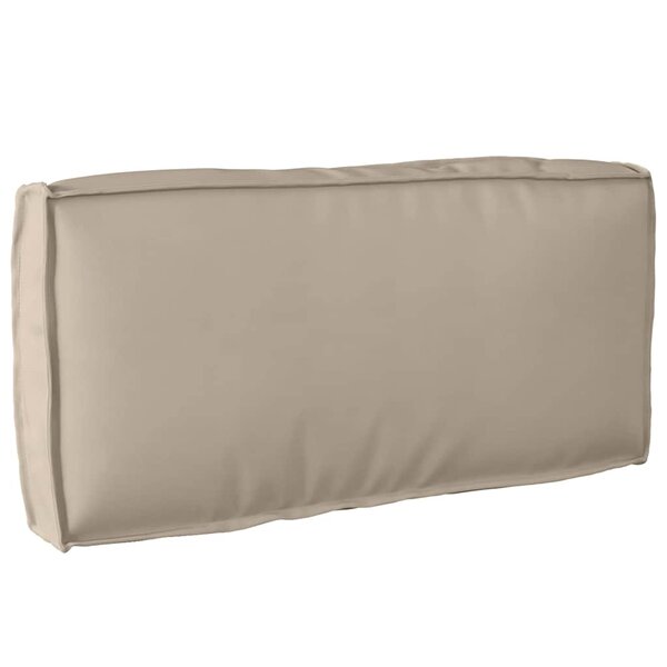 vidaXL Coussin pour dossier de palette Taupe 80 x 40 x 12 cm