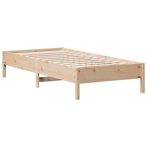 vidaXL Cadre de lit sans matelas 100x200 cm bois massif de pin