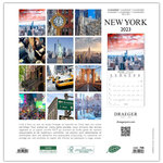 Grand calendrier mural new york - 2023 - draeger paris