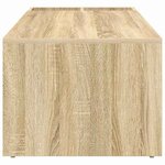 vidaXL Table basse Chêne Sonoma 101 5 x 50 x 37 cm Bois d'ingénierie