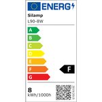 Ampoule e27 led filament 8w amande - silamp