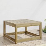 vidaXL Repose-pied de jardin bois de pin imprégné