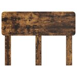 vidaXL Tête de lit Chêne fumé 120 cm Bois d'ingénierie