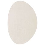 vidaXL Tapis HUARTE Crème 120 x 170 cm Polyester