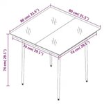 vidaXL Mobilier à dîner d'extérieur avec coussins 3 Pièces Gris et noir