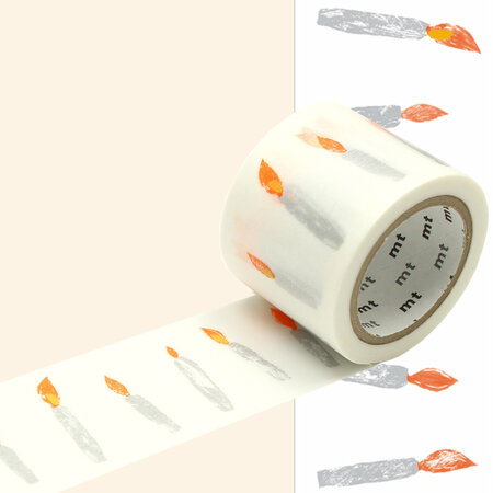 Masking Tape MT MINA Motif bougies 3cm x 7m