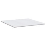 vidaXL Coussins de Matelas Blanc 200 x 200 cm Polyester sans colle
