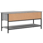 vidaXL Meuble TV sonoma gris 100x35x45 cm bois d'ingénierie