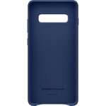 Samsung coque en cuir s10+ bleu marine
