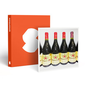 SMARTBOX - Coffret Cadeau Assortiment de 6 bouteilles de châteauneuf-du-pape livré à domicile -  Gastronomie